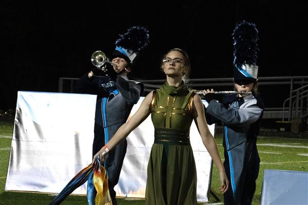 Chesapeake High School Marching Band Performing